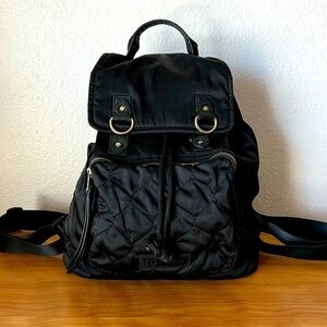 Adorable Satin Black Backpack